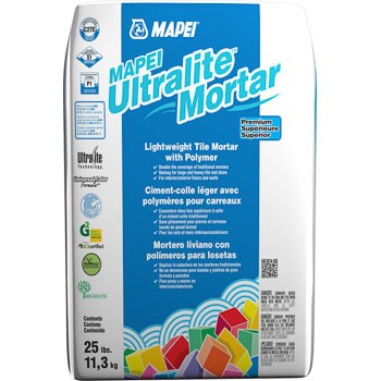 Ultralite Mortar Ciment-colle léger de qualité supérieure avec polymères - 25 lb