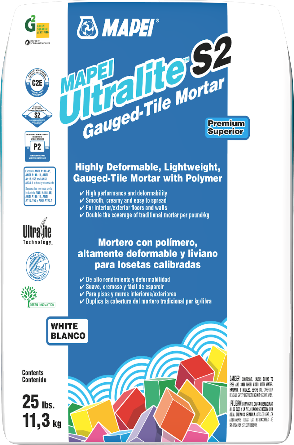 Mapei - Ultralite S2 Highly Deformable Lightweight Mortar with