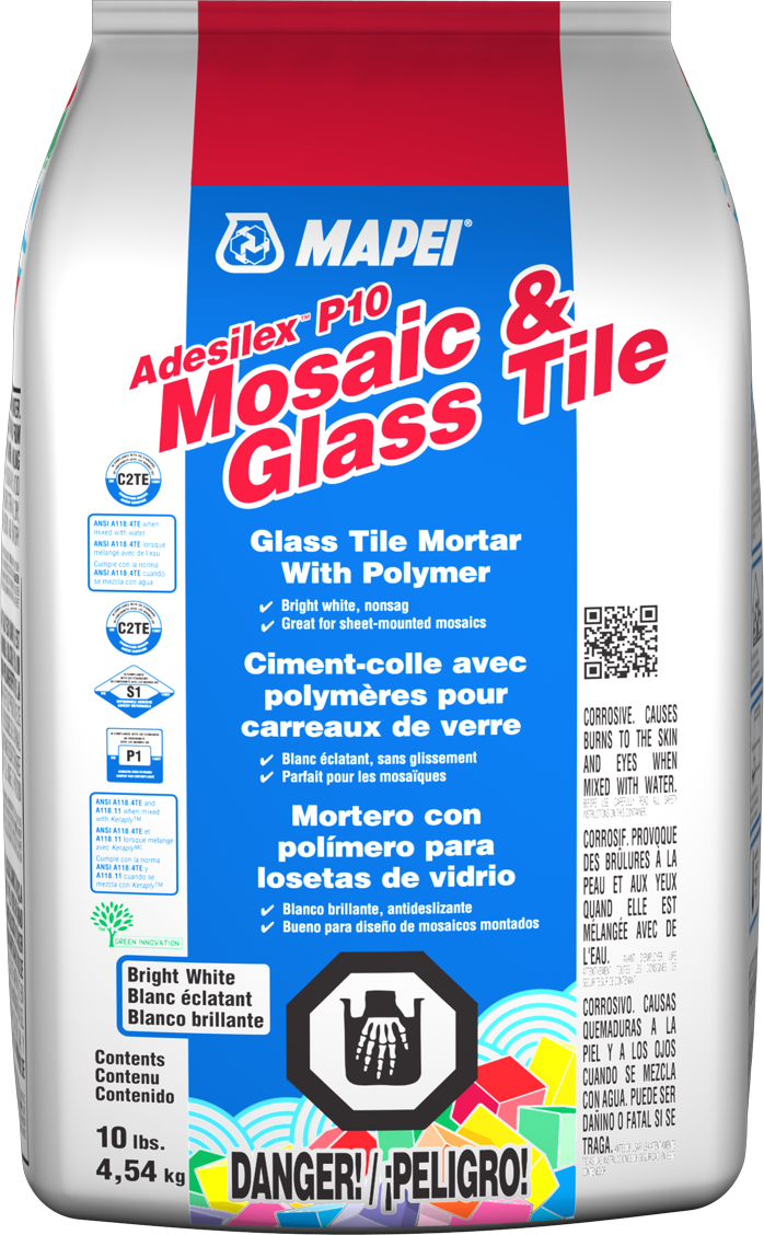 Mapei Adesilex P10 Premium Mosaic & Glass Tile Mortar 10 lb FloorBox