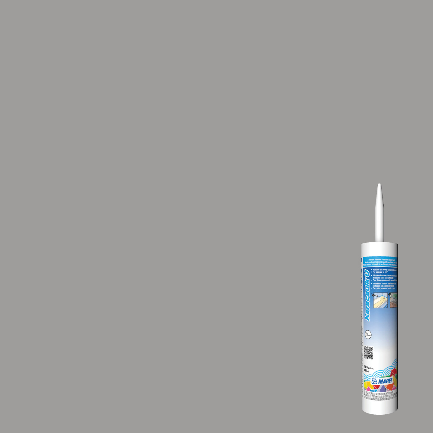 Keracaulk U Unsanded Siliconized Acrylic Caulk - #104 Timberwolf - 311 mL