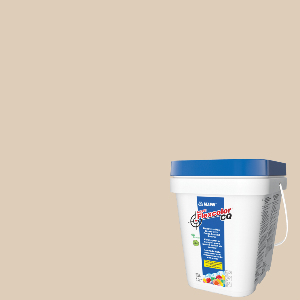 Flexcolor CQ Ready-to-Use Grout with Color-Coated Quartz - #49 Light Almond - 1.89 L