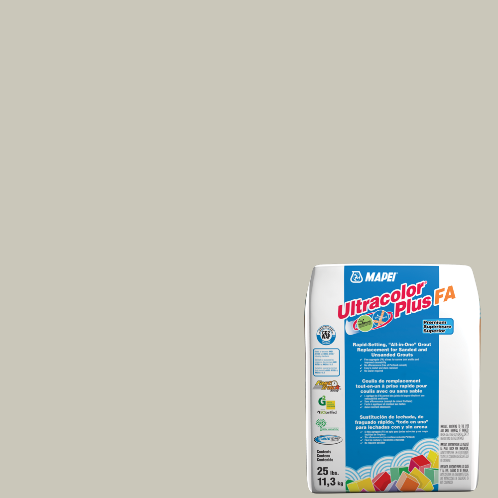 Ultracolor Plus FA Rapid-Setting All-in-One Grout - #01 Alabaster - 25 lb