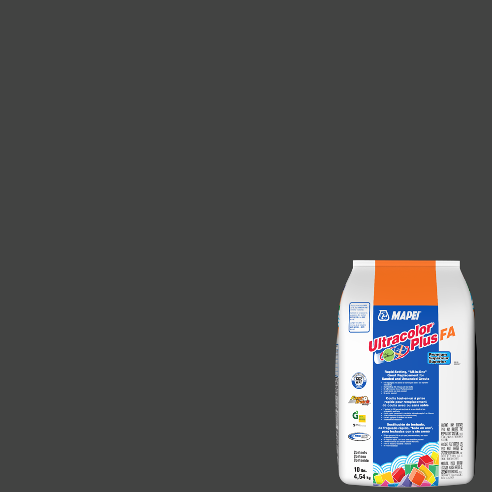 MAPEI Ultracolor Plus FA 10-lb Black All-in-One Grout MAPEI Ultracolor Plus FA 10-lb Black All-in-One Grout