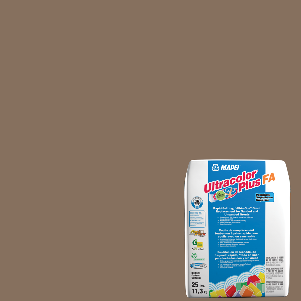 Ultracolor Plus FA Rapid-Setting All-in-One Grout - #42 Mocha - 25 lb