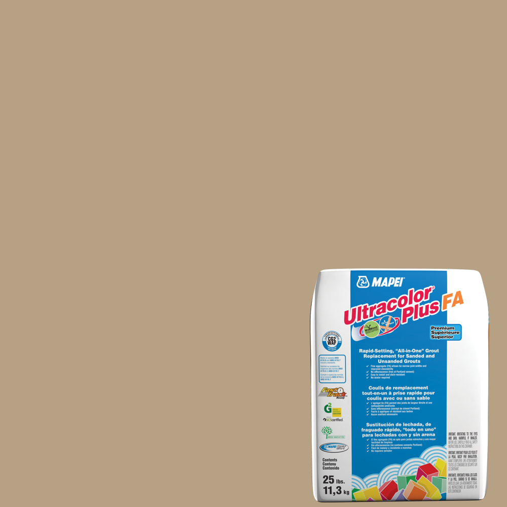 Ultracolor Plus FA Rapid-Setting All-in-One Grout - #44 Pale Umber - 25 lb