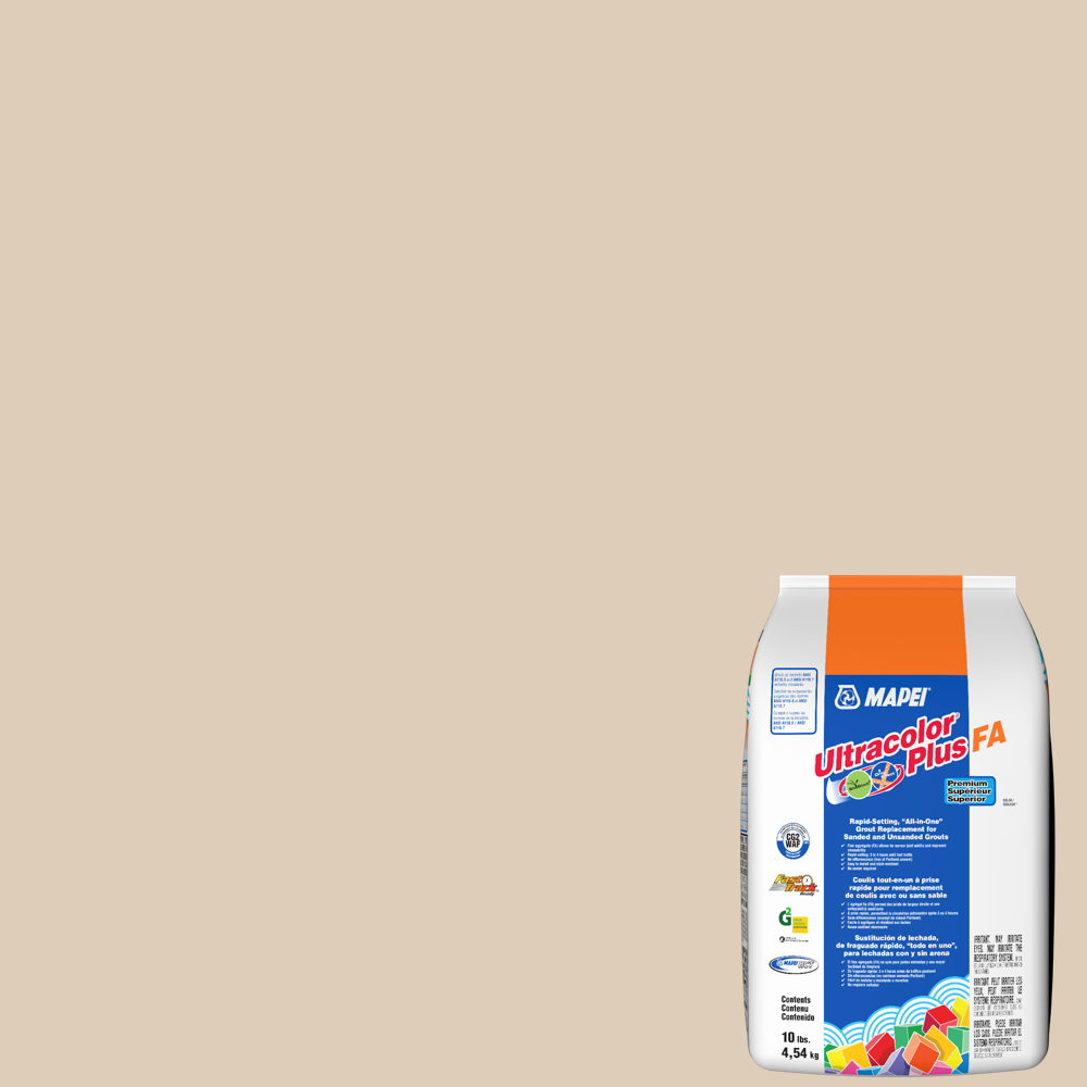 MAPEI Ultracolor Plus FA 10-lb Light Almond All-in-One Grout MAPEI Ultracolor Plus FA 10-lb Light Almond All-in-One Grout