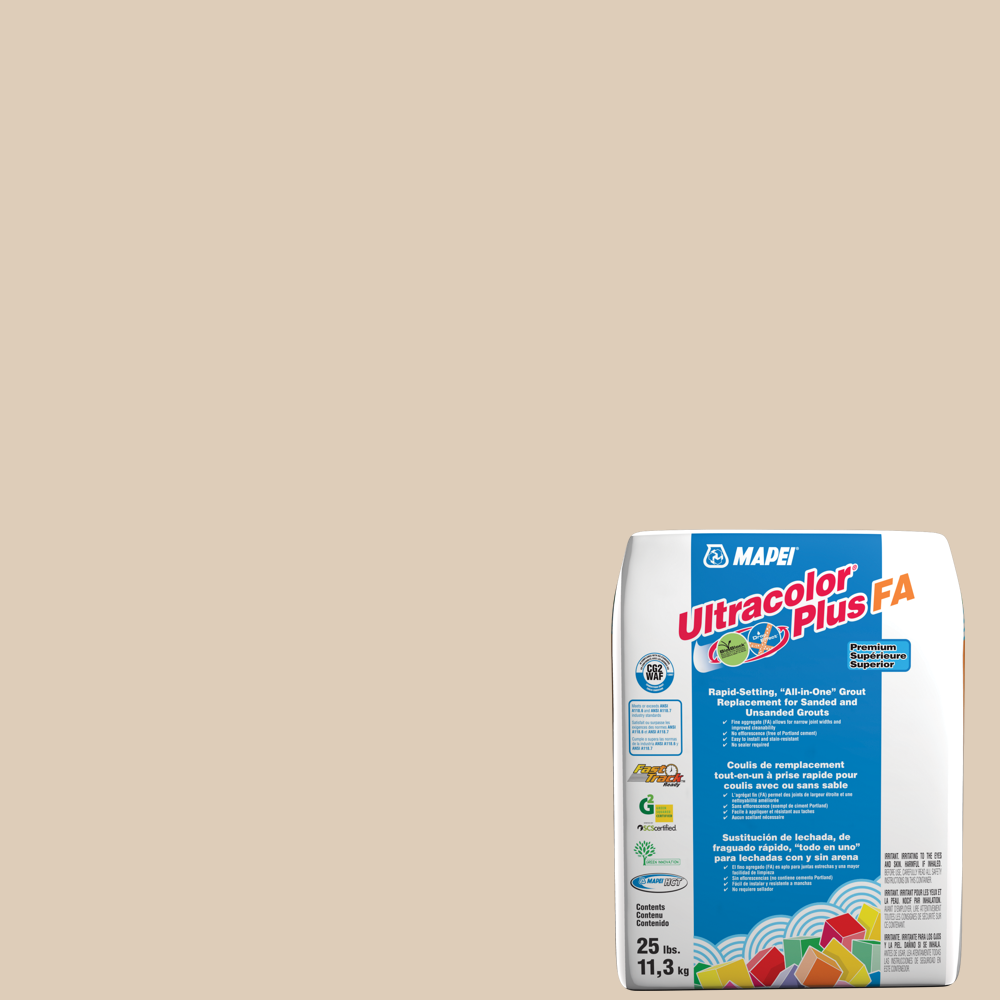 MAPEI Ultracolor Plus FA 10-lb Light Almond All-in-One Grout MAPEI Ultracolor Plus FA 10-lb Light Almond All-in-One Grout