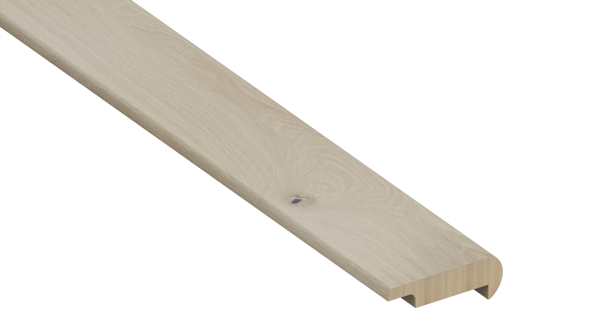Vinyl Woodhills Aaron Blonde Oak Overlapping Stair Nose 78"
