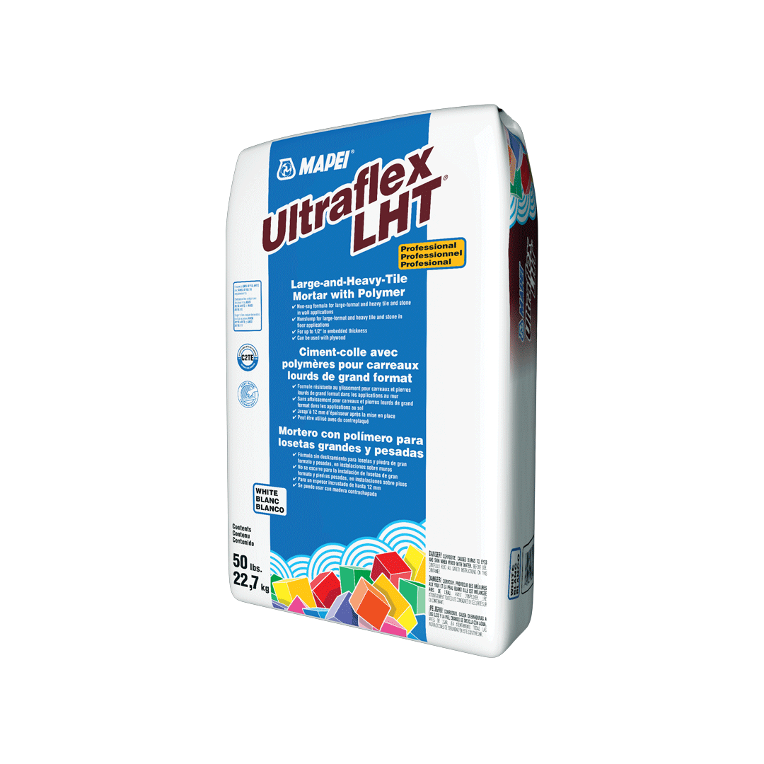 Ultraflex LHT Professional Large & Heavy Tile Mortar White 50 lb