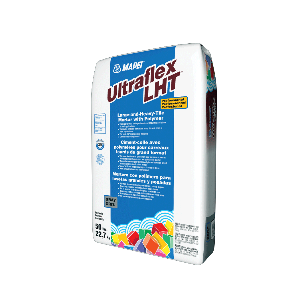Ultraflex LHT Professional Large & Heavy Tile Mortar Grey 50 lb